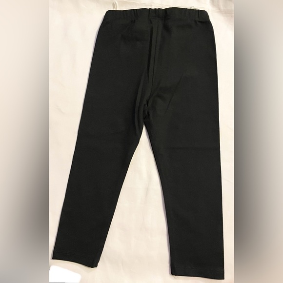 2pk Sz 2T H&M organic cotton long leggings black - Picture 3 of 4